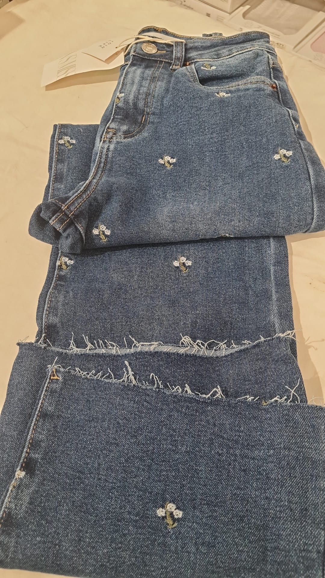 Jeans Fiorellino – Vita Alta