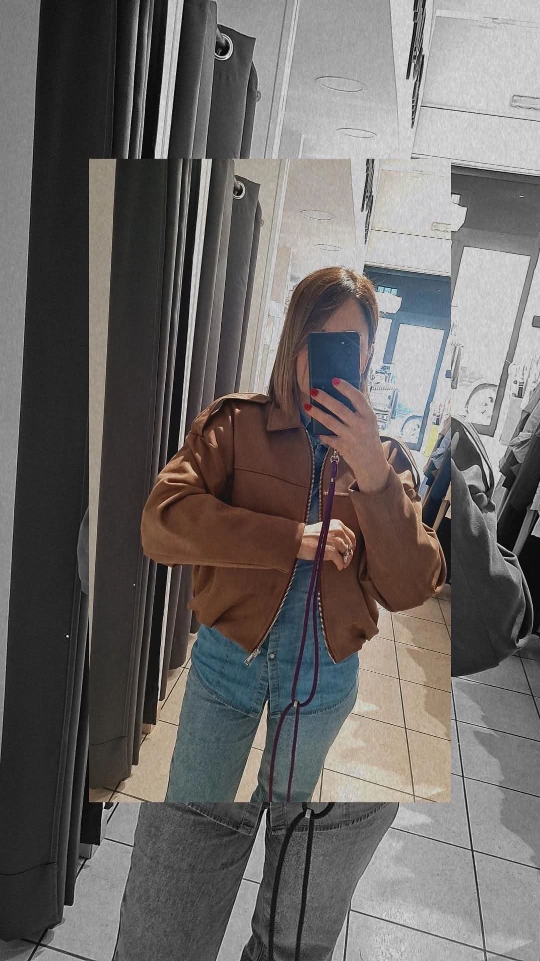 Giubbino in Camoscio Oversize