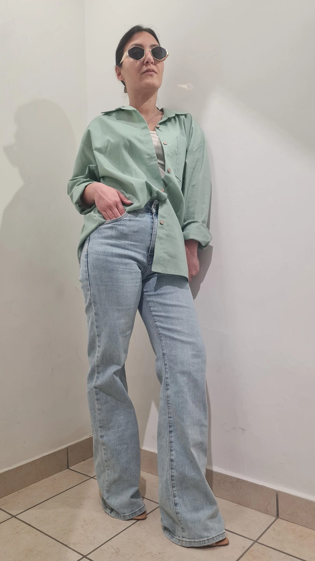 Jeans a palazzo Vita Alta