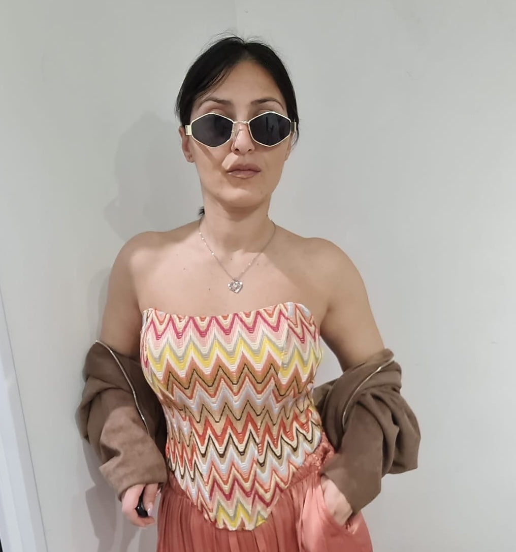 Bustier Fantasia Chevron – Taglia Unica