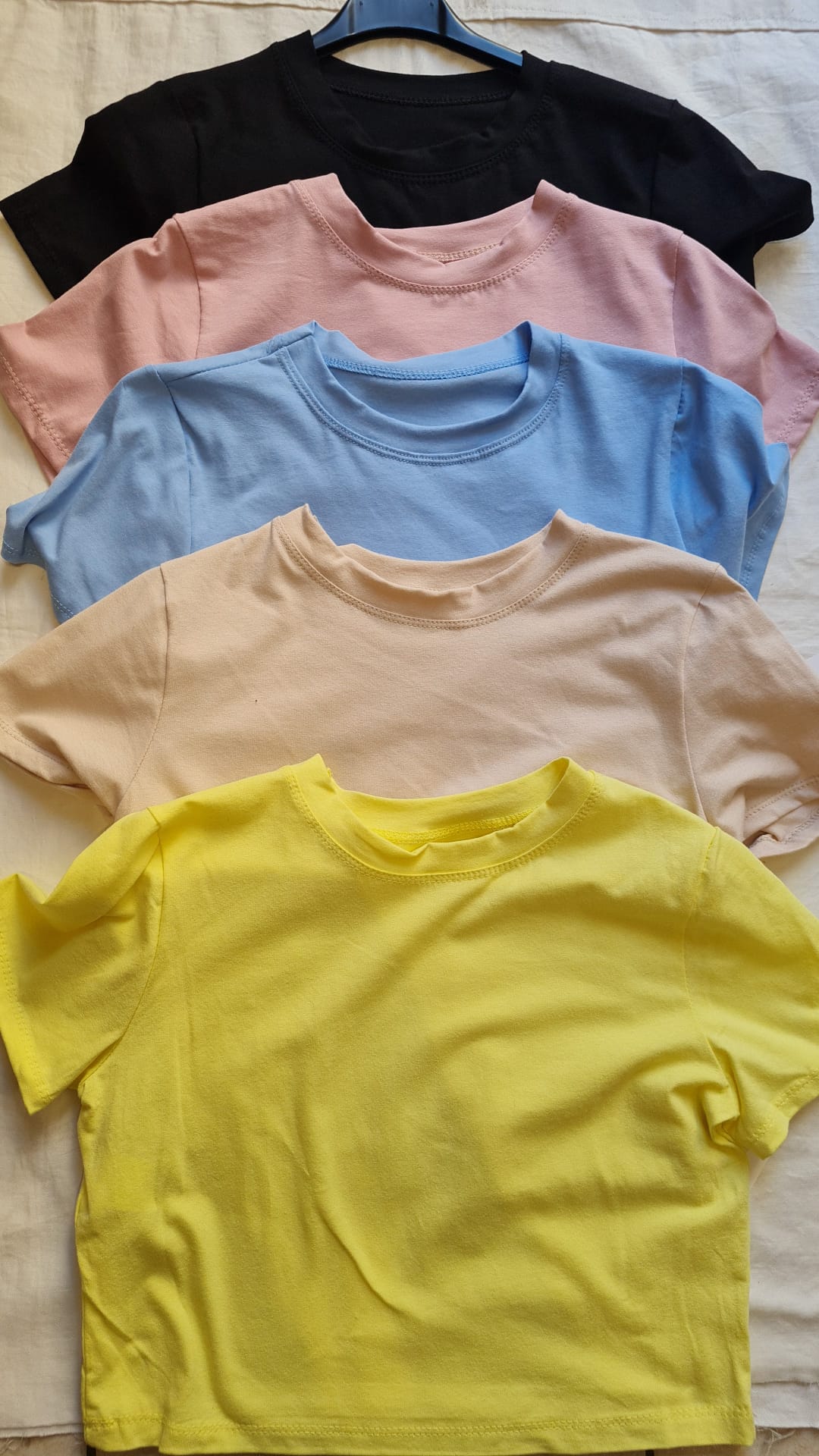 Crop T-Shirt in Cotone – Taglia Unica